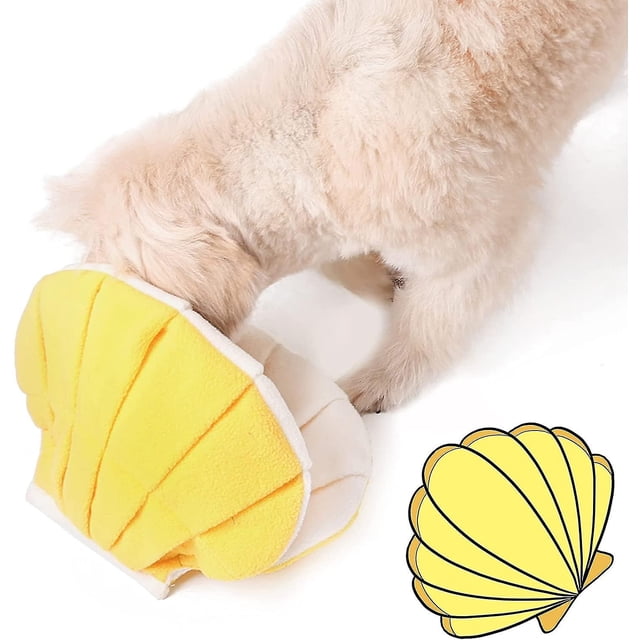 Alfombrilla para olfatear para perros, juguete chirriante para masticar y olfatear, alfombrilla de entrenamiento para mascotas Iq para fomentar las habilidades naturales de bús