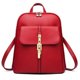 thumbnail image 5 of LHSHID casual patent pu leather Womens backpacks solid schoolbag female Rucksack women preppy style High quality school backpack, 5 of 6