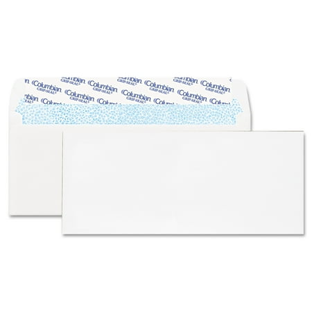 Columbian Grip-Seal Business Envelope, #10, 4 1/8 x 9 1/2, White, 250/Box