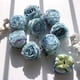 thumbnail image 3 of Flores de seda artificial, Broche para el cabello DIY, Azul, 3 of 4