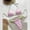 *Pink, variant on ClodeEU Women's Color Block Triangle Bikini Set,Halter Tie Two-Piece Swimsuit,Low Waist Thong Bathing Suit Pink,Womens Plus S