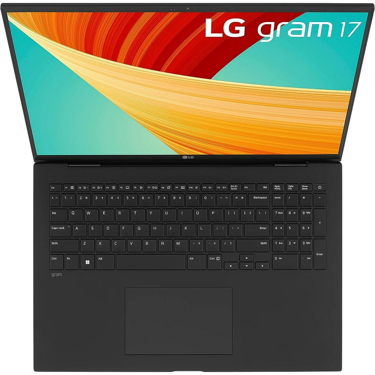 LG gram 17 Lightweight Laptop, Intel i7-1360P, 32GB RAM/2TB SSD, Black 