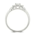 thumbnail image 3 of 1/2 Carat T.W. Princess Diamond 14K White Gold 3 Stone Engagement Ring. (J/I2-I3), 3 of 5