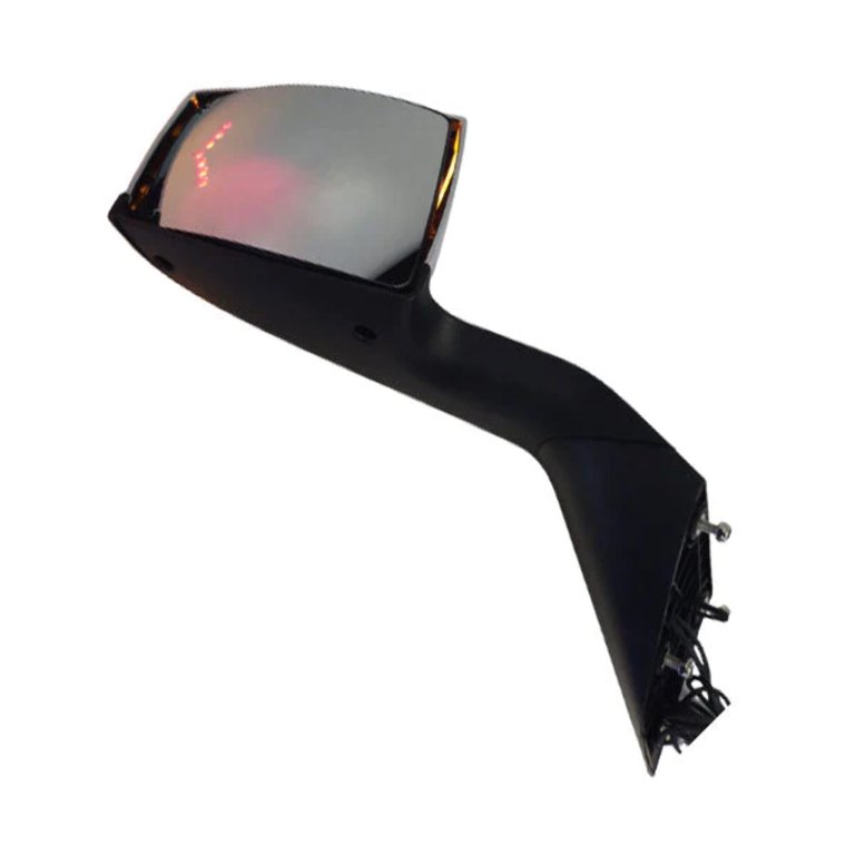 Fortpro Hood Mirror w/Led Turn Light Compatible with Volvo VNL 