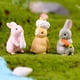 thumbnail image 3 of Figuras en miniatura Wosthever de conejito de resina 12 piezas, 3 of 6