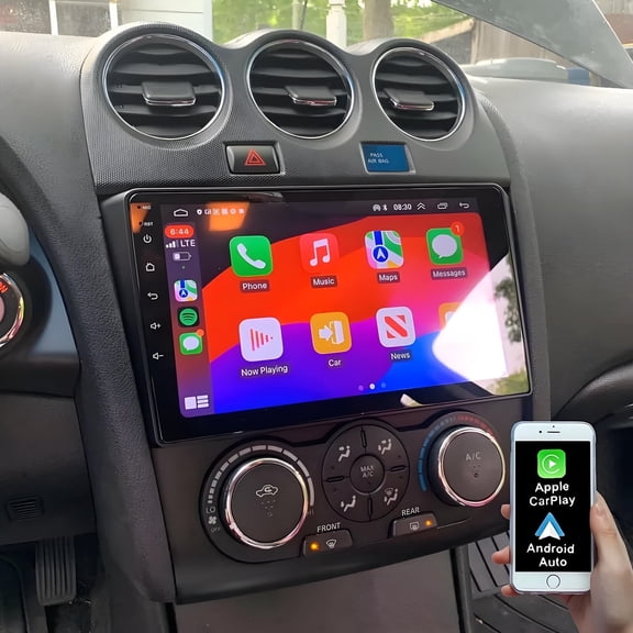 Gsuatey Radio for Nissan Altima 2007-2012 with Wireless CarPlay Android Auto,7 Inch 1080P Touch Screen Car Stereo Built-in DSP EQ GPS Bluetooth RDS FM WiFi Camera