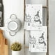 thumbnail image 4 of Toallas de cocina navideñas | Toalla de microfibra con estampado de árbol de Navidad para cocina, baño y bar | Toalla navideña gris de 45 x 66 cm, 4 of 5