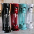 thumbnail image 3 of Drinkmate OmniFizz Sparkling Water and Soda Maker, Carbonates Any Drink, Bubble Up Bundle - Includes Two 60L CO2 Cylinders, One Carbonation Bottle, and Fizz Infuser (Royal Red), 3 of 4