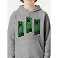 thumbnail image 4 of Minecraft Kids Graphic Fleece Hoodie, Having a Blast, Sizes 4-18, 4 of 5