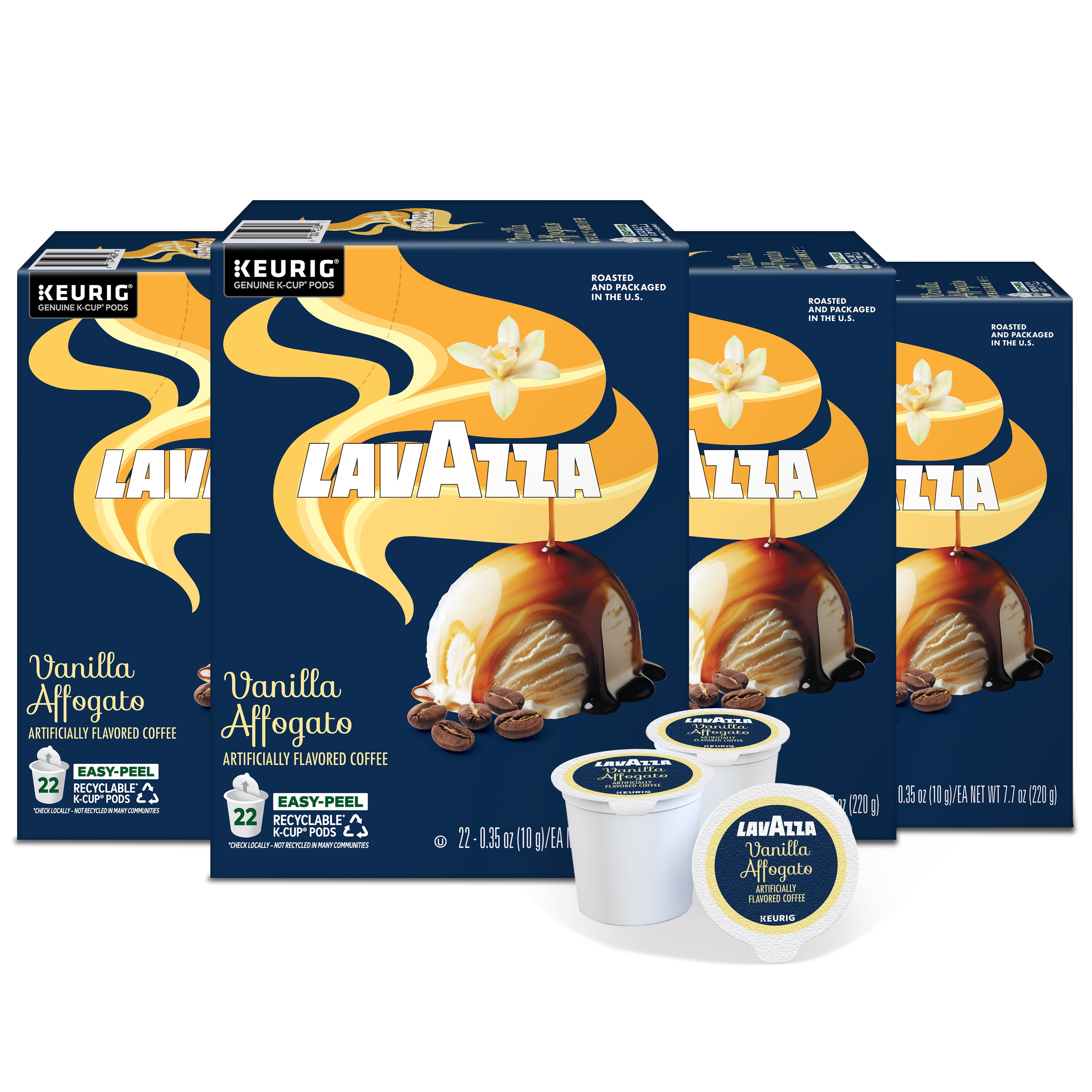 Lavazza Vanilla Affogato Keurig K-Cup® Pods, Light-Medium Roast, 100% Arabica (88 Pods)