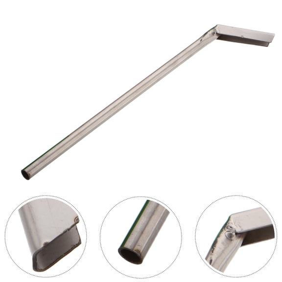 TABLZONE Elevator Groove Cleaner Silver Iron Gap Cleaning Scraper for Home Use
