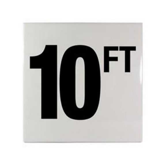 Inlays C610092 6" x 6" 10 FT Printed Smooth Ceramic Tile