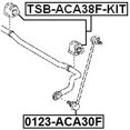 thumbnail image 4 of Front Stabilizer Bushing Kit D22.2 Febest TSB-ACA38F-KIT Oem 48815-42080, 4 of 4