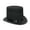 D, variant on High Top Hat Felted Magician Gentleman Hat For Women Men Kids Role Play