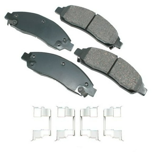 Akebono PRO-ACT Ultra-Premium Brake Pad Set, Ceramic