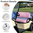 thumbnail image 6 of Aplkyhs Pink Spot Print Universal Golf Cart Seat Covers Golf Cart Breathable Material Fit for Most Club Car, Easy to Install, Golf Cart Front Seat Covers Soft and Comfortable, 6 of 7