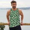 thumbnail image 6 of Pofeuu Happy St. Patrick's Day Print Men's Workout Tank Tops Sleeveless Muscle Gym Shirt Quick Dry -3X-Large, 6 of 7