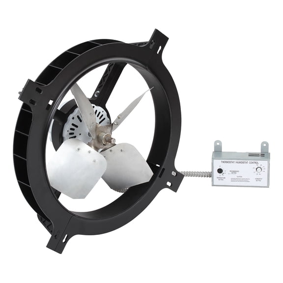 Dayton 1380 CFM Gable Mount Attic Fan, 120V 10W196