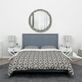 thumbnail image 2 of Designart 'Grey Abstract Pattern' Scandinavian Duvet Cover Set, 2 of 4