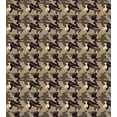 thumbnail image 3 of Camo Duvet Cover Set, Classic Camouflage Pattern in Earth Tones Equipment Fashion, Decorative 3 Piece Bedding Set with 2 Pillow Shams, Queen Size, Taupe Dark Tan, by Ambesonne, 3 of 3