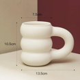 thumbnail image 3 of Taza Creativa Soledad ceramica 450 Ml diseño Neumático, 3 of 6