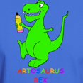 thumbnail image 3 of CafePress - Artosaurus Rex Dark T Shirt - Men's Classic Graphic Cotton T-Shirt, 3 of 4