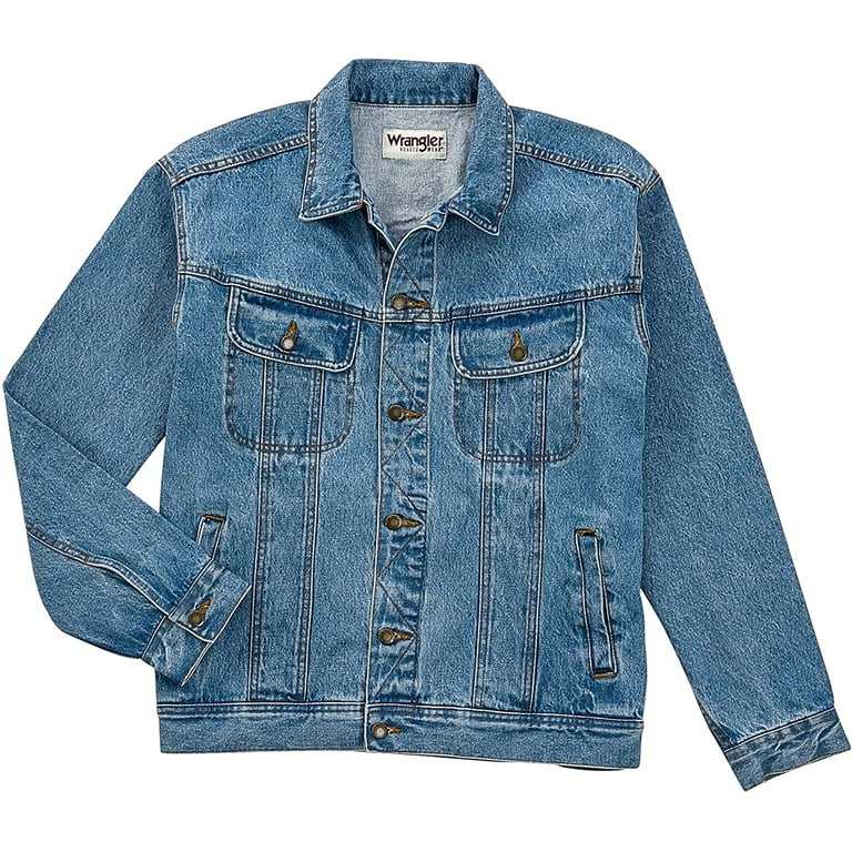 Wrangler Denim Jacket (Big & Tall Sizes) - Walmart.com Wrangler Denim Jacket (Big & Tall Sizes) - Walmart.com