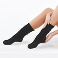 thumbnail image 4 of Weikingp Crew Socks for Women, Socks Solid Color Crew Socks Colorful Lightweight Cotton Athletic Socks, Ankle Socks Men, White Socks Men Black, 4 of 4