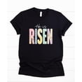 thumbnail image 7 of Ink Printed Image NOT a Quilt Patch Easter He Is Risen Shirt for Women Christian Spring Tee Black Shirt Adult Small, 7 of 7