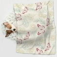 thumbnail image 5 of XMXY Dog Throw Blankets, Soft Cozy Flower Butterfly Pet Blankets for Couches Machine Washable for Indoor Cats Dogs, Small Size, 5 of 8