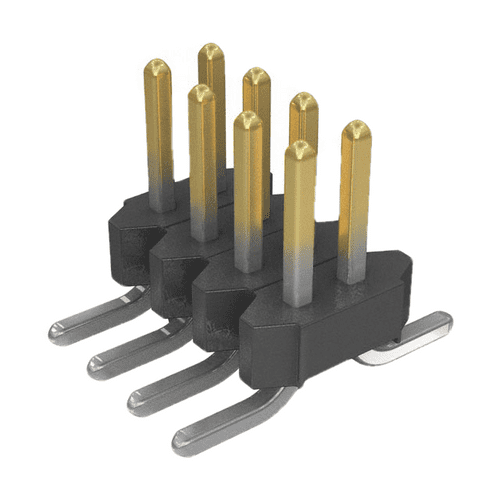 Pack of 5 0015913040 Connector Header Surface Mount 4 position 0.100 (2.54mm) :RoHS