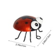 thumbnail image 6 of syligr Iron Beetle Ladybug Wall Hanging, Metal Garden Art, Weather-Resistant Rustic Insect Decor, Fence Wall Tree Patio Yard Balcony Decoration, Spring Outdoor Accent, Unique Gifts for Gardeners, 6 of 6