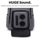 thumbnail image 2 of Mochila con altavoz Bluetooth Super Real Business con altavoces de 20 vatios y subwoofer para fiestas, festivales y playa. Recargable, funciona con iPhone y Android (gris), 2 of 5