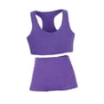 thumbnail image 2 of Conjunto de chaleco deportivo y pantalones cortos a escala 1/12 para figuras de acción, estilo informal y elegante, accesorios de disfraz para hacer Púrpura claro, 2 of 8