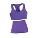 thumbnail image 2 of Conjunto de chaleco deportivo y pantalones cortos para muñeca, ropa informal suave, accesorios de moda, 1:12 Púrpura claro, 2 of 9