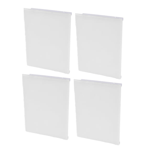 BESTOYARD 4Pcs Paint Edger Replacement Pads White Chemical Fiber for Walls Ceilings and Trim