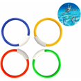 thumbnail image 1 of 4 Pack Kids Swimming Pool Diving Rings, Auto Upright Underwater, Safe Water Swimming for Kids-, 1 of 5