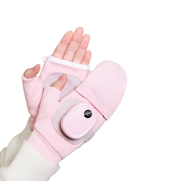 Dengmore Electric Heat Gloves Outdoors Smart Winter Charging Heated Gloves Windproof for Cycling Skiing Hunting Skidproof Climbing Gloves Touch Screen Cold Weather Thermal Warm Gloves