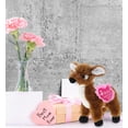 thumbnail image 6 of DolliBu Happy Mother's Day Super Soft Standing Deer Plush Figure - Cute Stuffed Animal with Pink Heart Message for Best Mommy, Grandma, Wife, Daughter - Cute Wild Life Plush Toy Gift - 10" Inches, 6 of 6
