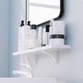 thumbnail image 3 of Estantes De Baño De Succión De Pared Simples Y Modernos Estantes De Inodoro Sin Estante De Plástico Perforado Estantes De Pared De Fondo De Tv Estantes De Almacenamiento De Cocina seitruly HA027953-01, 3 of 7