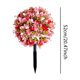 thumbnail image 5 of Arbusto de rosas artificiales con estaca para el suelo, ideal para decorar el jardín, el porche o la entrada. Estilo B, 5 of 9