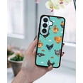 thumbnail image 5 of WIRESTER Shockproof Soft Rubber Cover Case for Samsung Galaxy S26 6.3" 2026, Barnyard Chicken Roosters Teal Background, 5 of 5