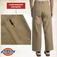 thumbnail image 5 of Dickies Womens Work Pants - Wide Leg Cropped Duck Canvas Work Pants for Women, Size Up for Ideal Fit, 5 of 7