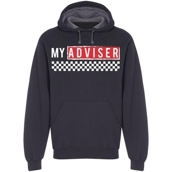 My Adviser Slogan Hoodie Men -Image by Shutterstock, Male XX-Large