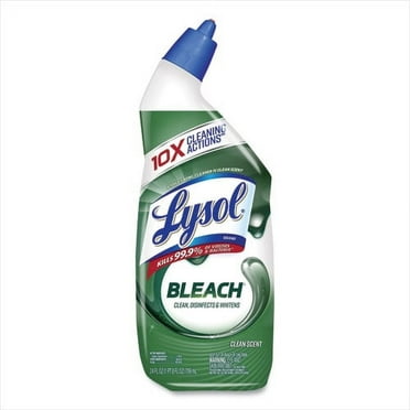 Disinfectant Toilet Bowl Cleaner With Bleach, 24 Oz | Bundle of 10 Each