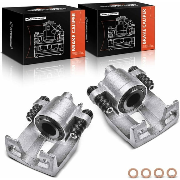 A-Premium Disc Brake Caliper Assembly Without Bracket Compatible with Dodge Dakota 2003-2004 Rear Left and Right Side 2-PC Set
