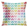 thumbnail image 1 of RYLABLUE Housse de Coussin Moderne Motif Cœurs Aquarelle Colorés Rose Saint-Valentin Amour Rouge, 1 of 1