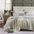 thumbnail image 2 of Full Comforter Set, Bed in A Bag 7-Pieces, Beige Textured All Season Comfortable Bedding Sets with Comforter, Sheets, Pillowcases & Shams (Beige, 80"x90"), 2 of 17