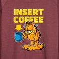 thumbnail image 3 of Garfield - Coffee - Women's Lightweight French Terry Long Sleeve Shirt, 3 of 5