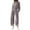 Gray, variant on One Piece Romper Outfit Jumpsuits for Women Casual Hoodie Long Sleeve Zip Up Sweatshirts Loose Jogger Sweatpants